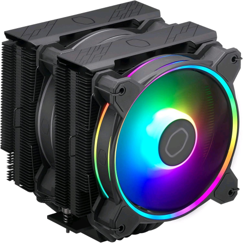 Cooler Master Hyper 622 Halo Black Ã¨ un dissipatore ad aria ARGB con due ventole.
